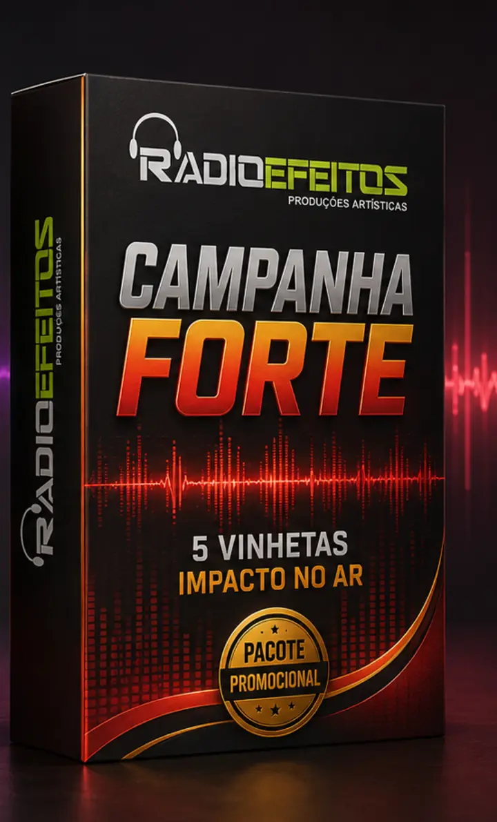 Capa do pacote de vinhetas fortes RADIOEFEITOS